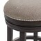 Alaterre Furniture Clara Swivel Bar Height Stool, Dark Brown, 2PK ANCL02FDCR2 - alternate 2